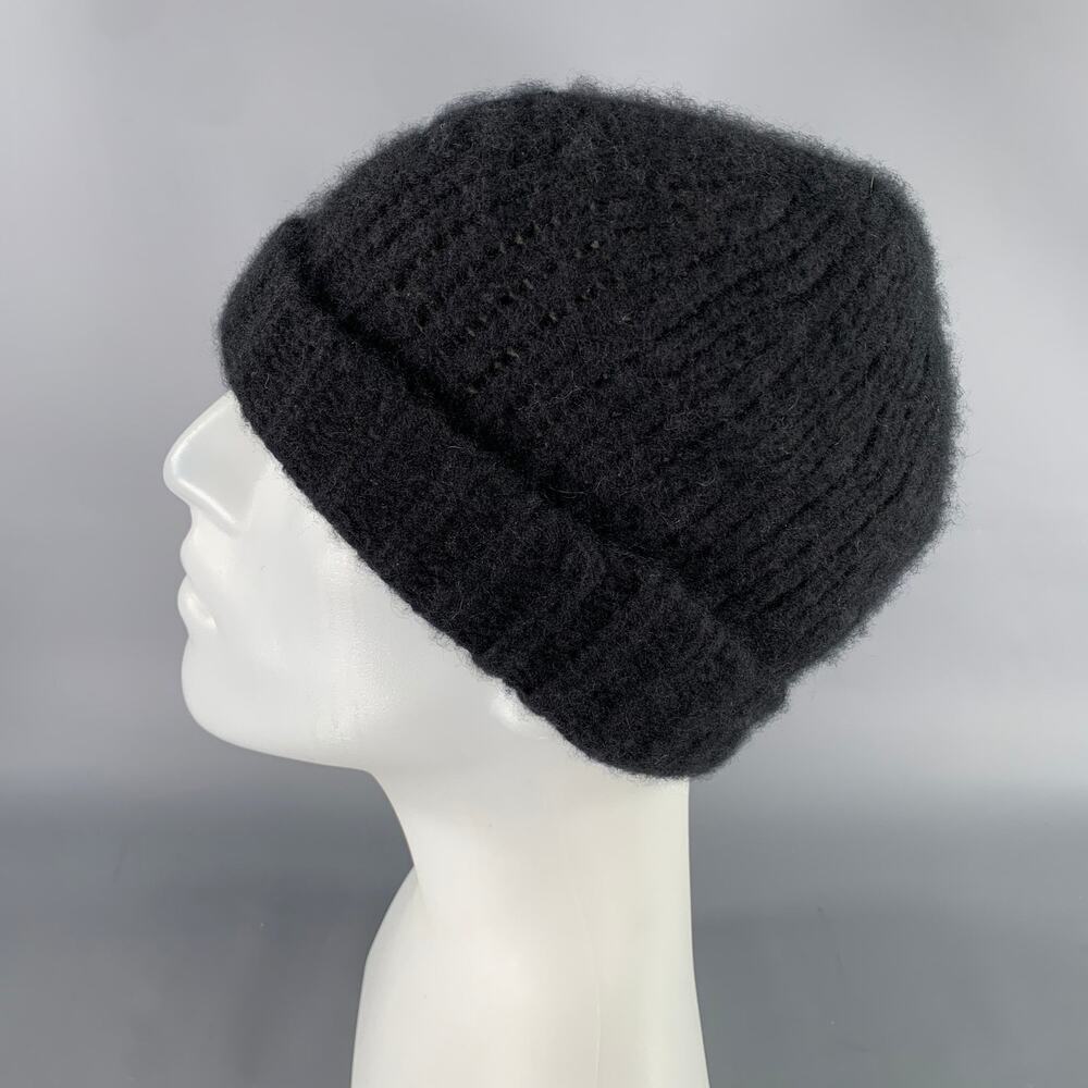 CELINE Size One Size Black Cashmere - Silk Hats - Picture 5 of 8